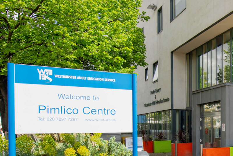 Photo of Pimlico Library.